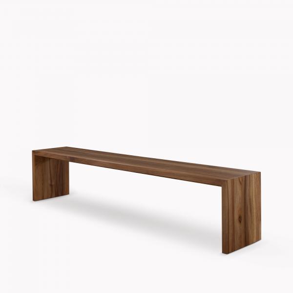 BENCH WIDTH 120 - 130 cm EUROPEAN WALNUT Cinna
