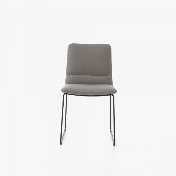CHAIR BLACK LQ SLEIGH BASE Cinna