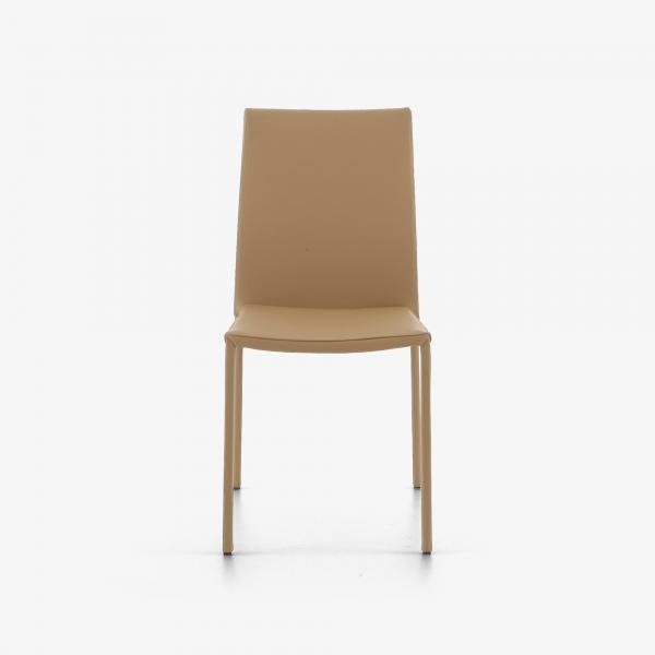 CHAISE CUIR BEIGE Cinna